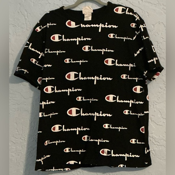 Champion Other - Champion Black and White Logo Tee